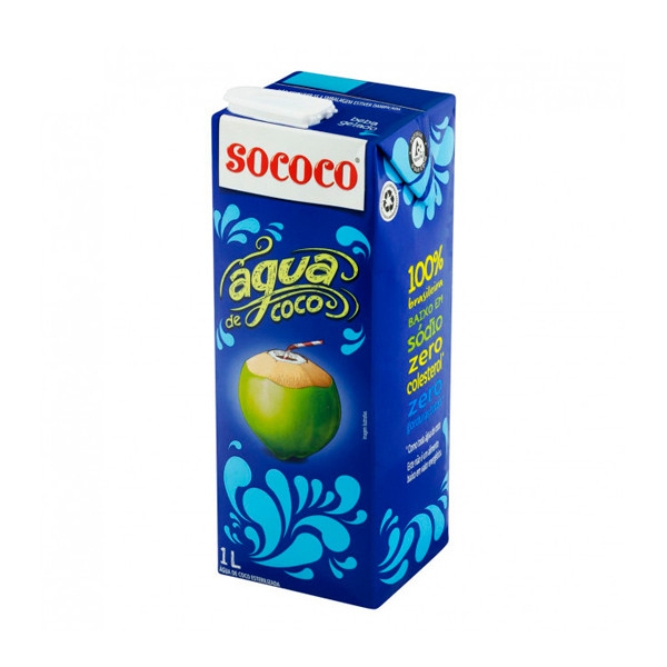 ÁGUA DE COCO SOCOCO 1L