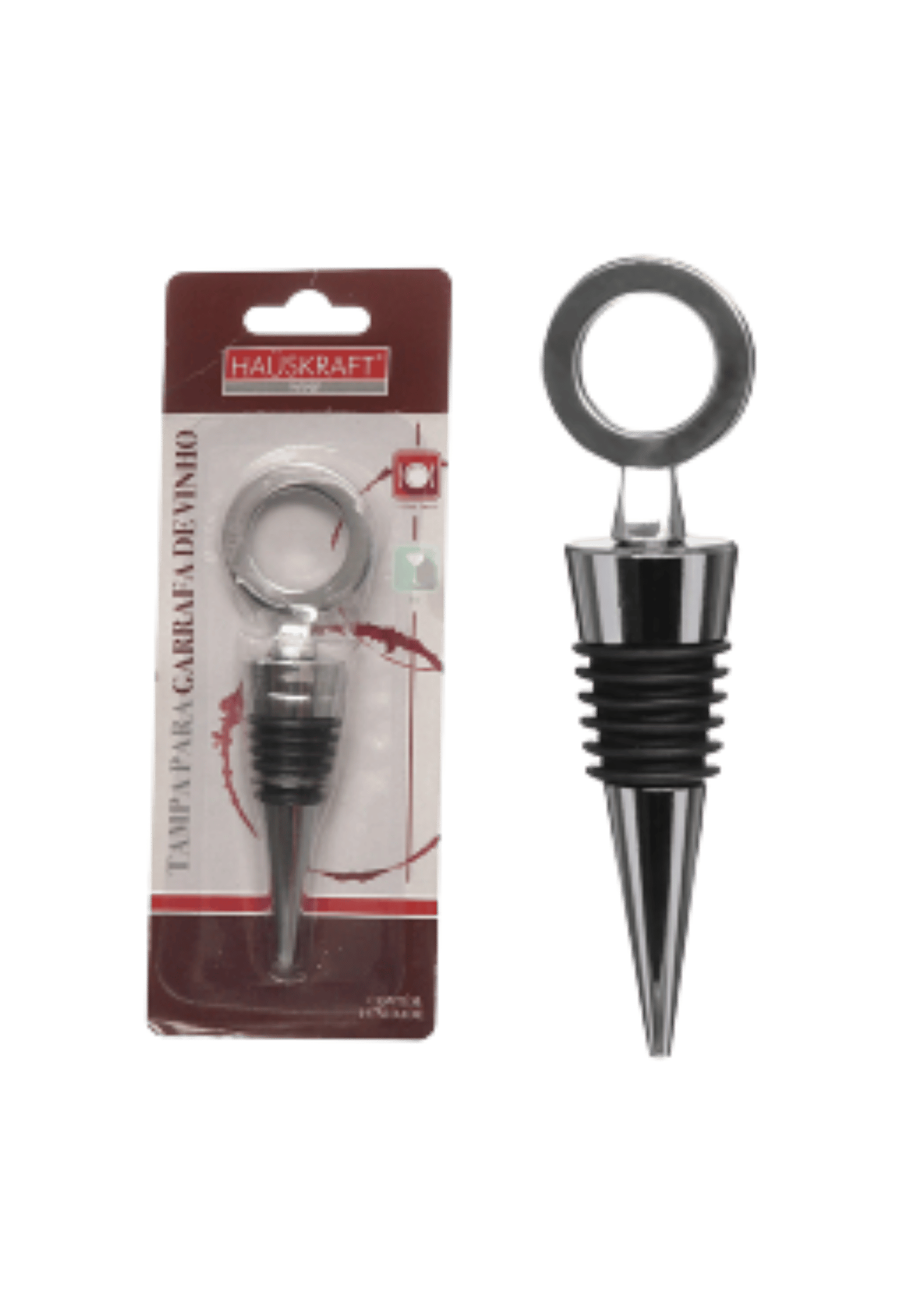 TAMPA METAL/SIL VINHO REF 002 HAUSKRAFT