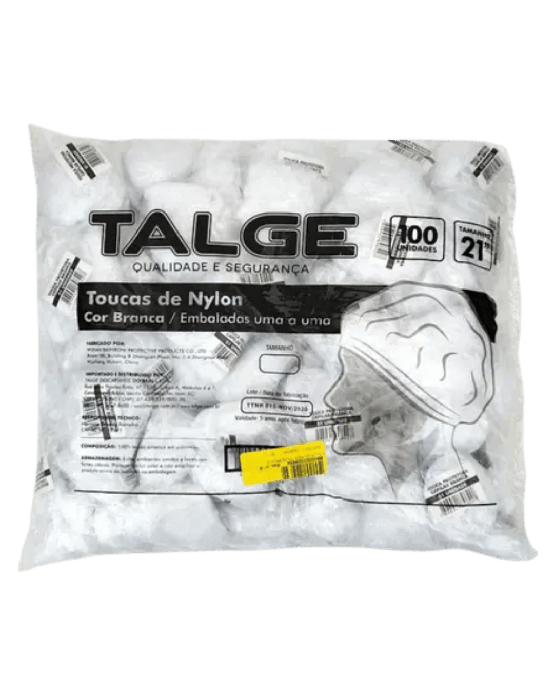 TOUCA REDE BRANCA 1UN TALGE