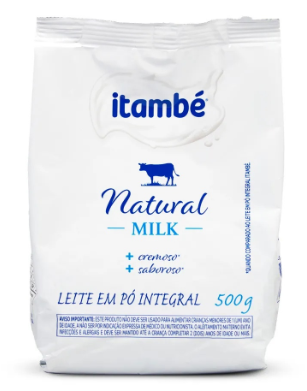 LEITE PÓ ITAMBÉ NATURAL MILK 500G