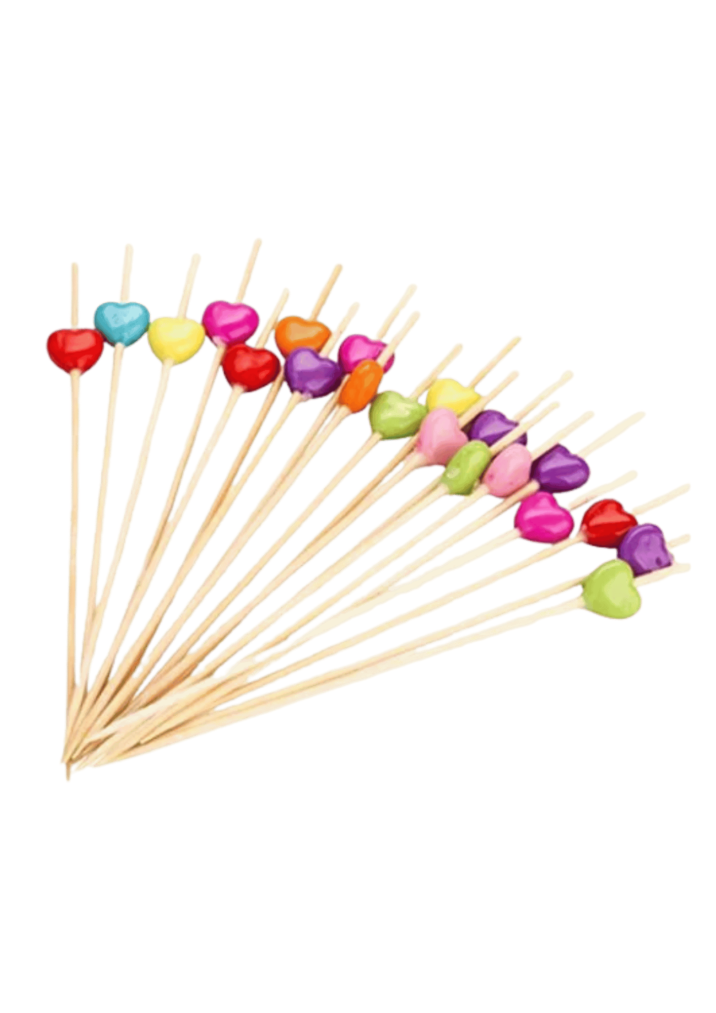 PALITO BAMBU PETISCO 1UN SILVER PLASTIC