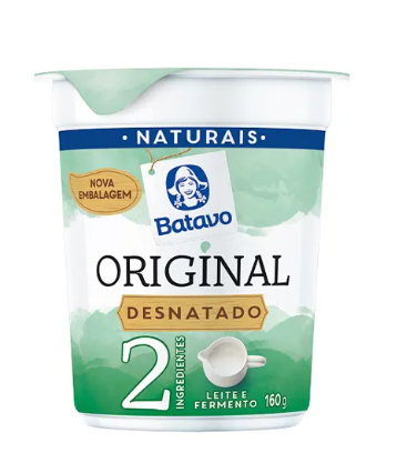 IOG BATAVO NATURAL 160G DESNATADO ORIGINAL