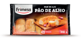 PAO DE ALHO FRIMESA 340G TRAD