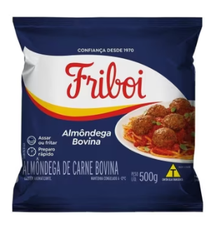 ALMONDEGAS FRIBOI 500G SACHE