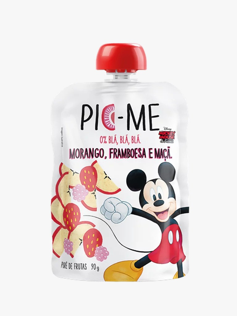 PURE FRUTAS MORANGO FRAMBOESA 90G PIC ME