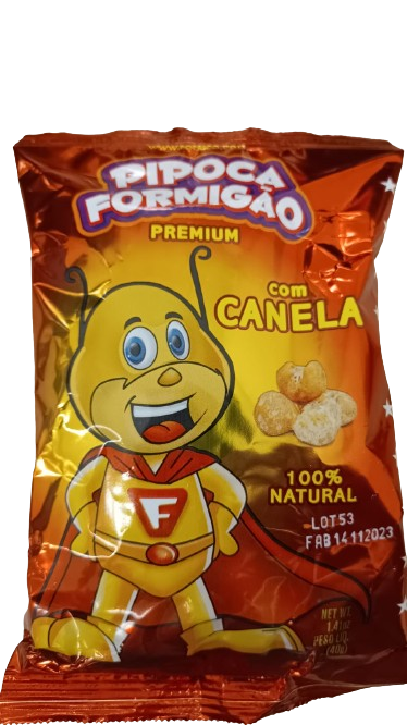 PIPOCA DE CANELA 40G FORMIGAO