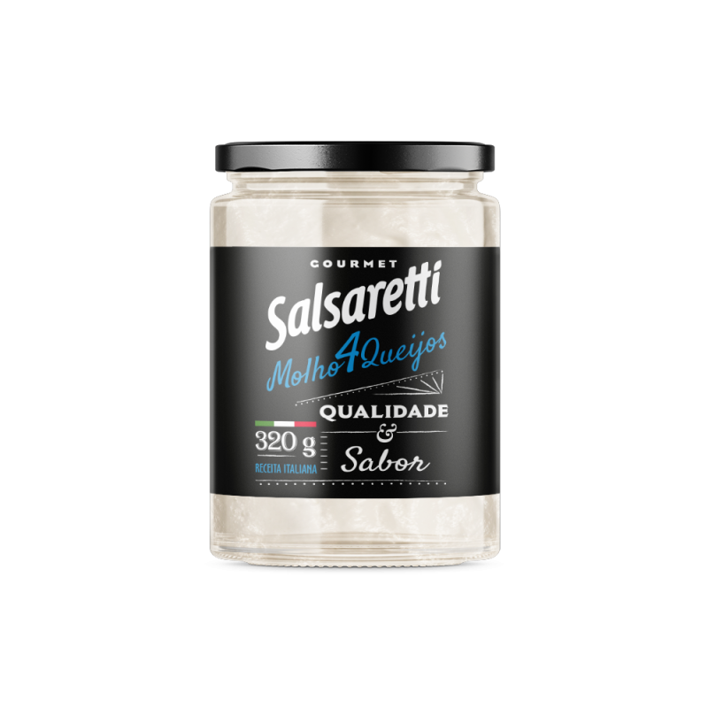 MOLHO 4 QUEIJOS 320G SALSARETTI