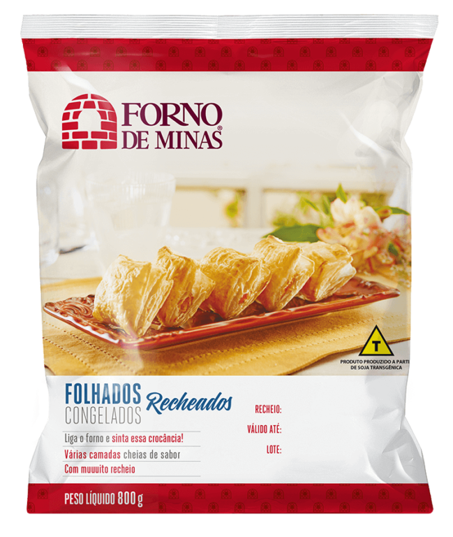 FOLHADO FRANGO 240G FORNO DE MINAS
