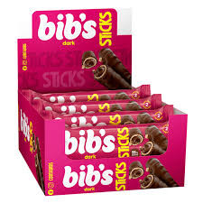 CHOC BIBS STICKS DARK 16X29G NEUGEBAUER