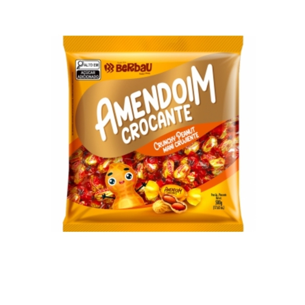 BALA AMENDOIM CROC 500G BERBAU