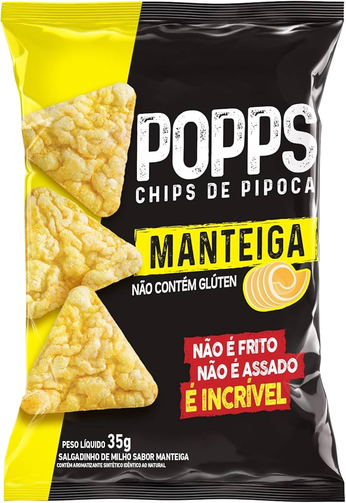 CHIPS PIPOCA MANTEIGA 35G ROOTS TO GO
