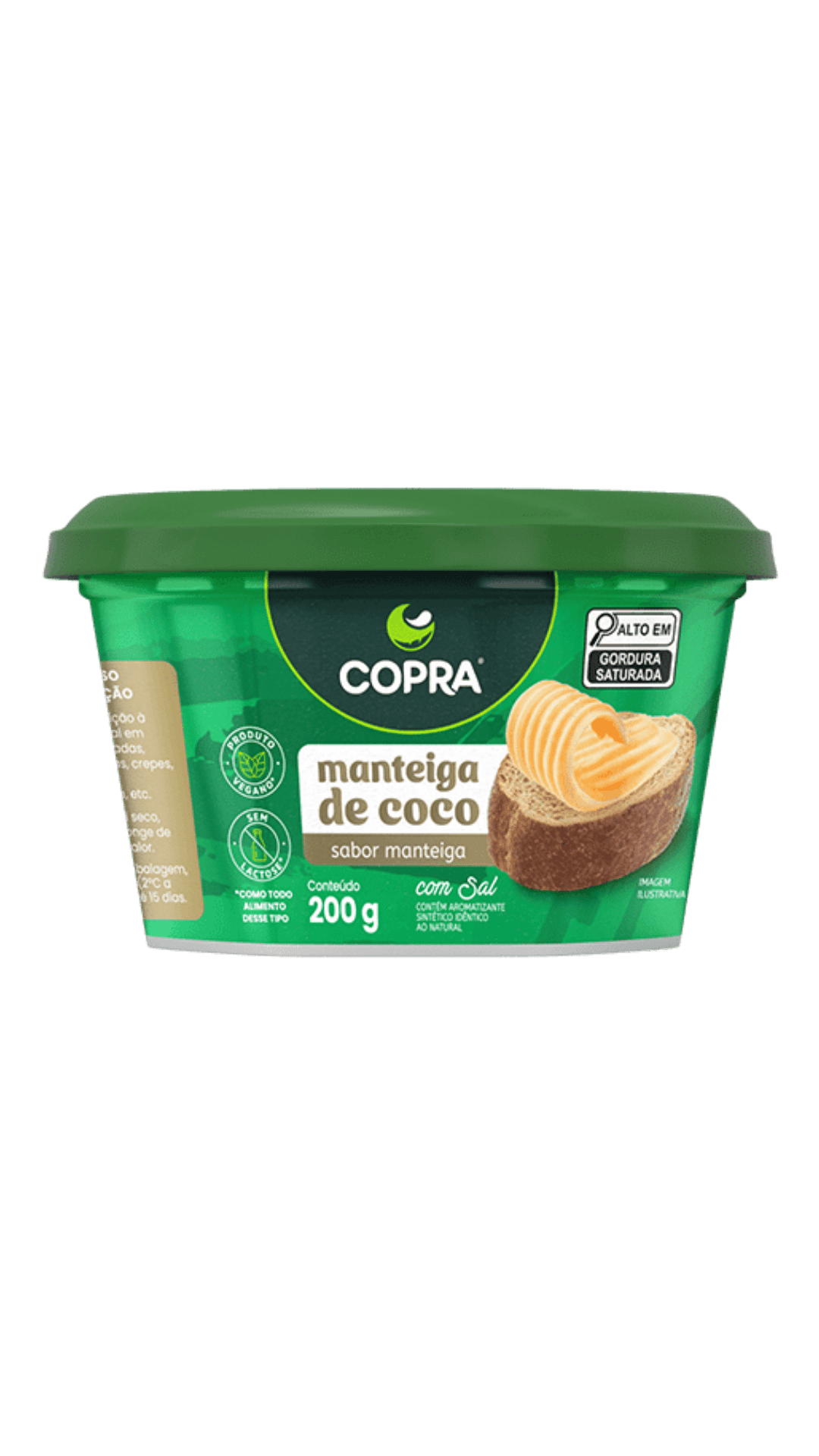 MENTEIGA DE COCO C/SAL COPRA 200ML