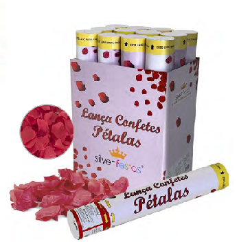 LANÇA CONFETE PÉTALA 30CM SILVERPLASTIC