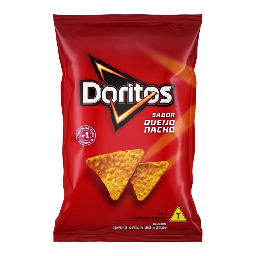 DORITOS QUEIJO NACHO 257G ELMA CHIPS
