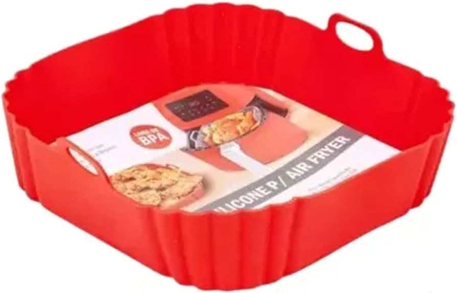 FORMA DE SILICONE QUADRADA AIR FRYER 21X6 UNICA