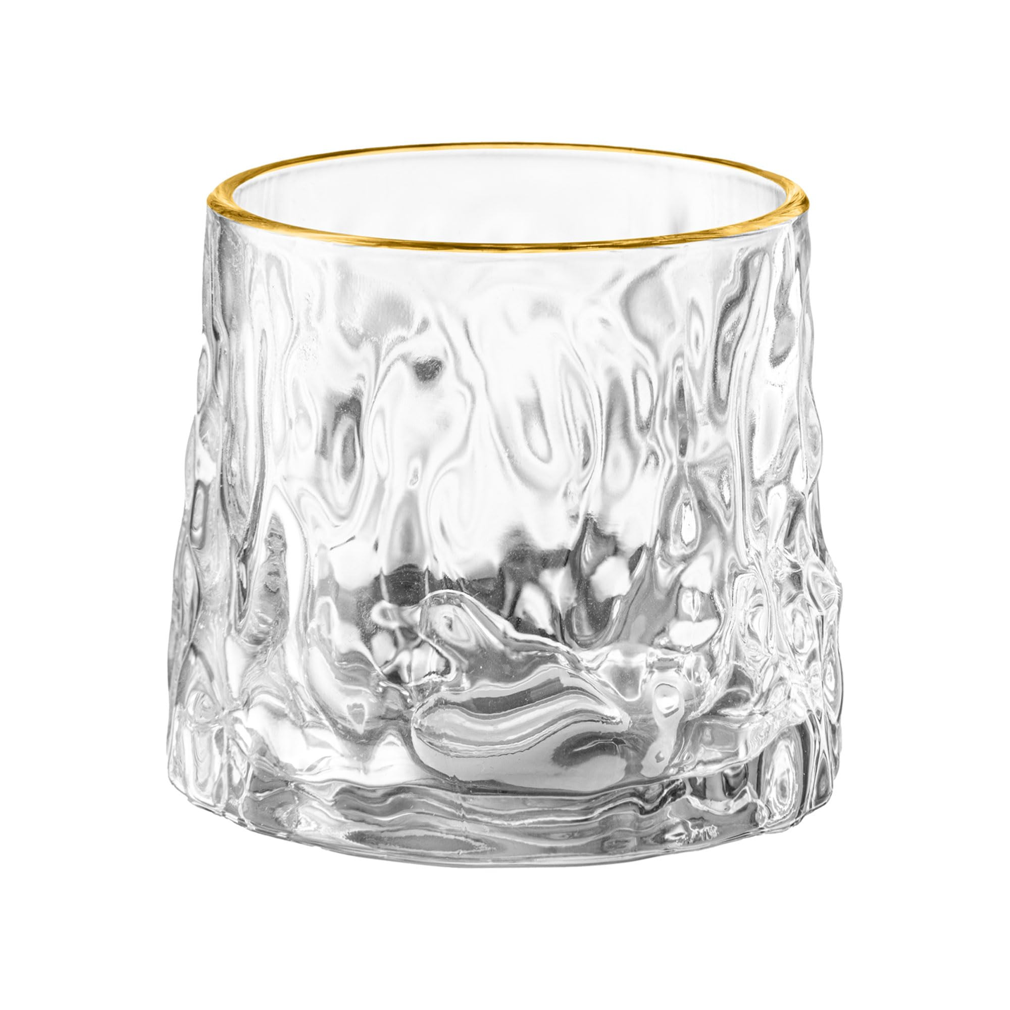 COPO VIDRO HIV BORDA DOURADA 180ML HERMITAGE