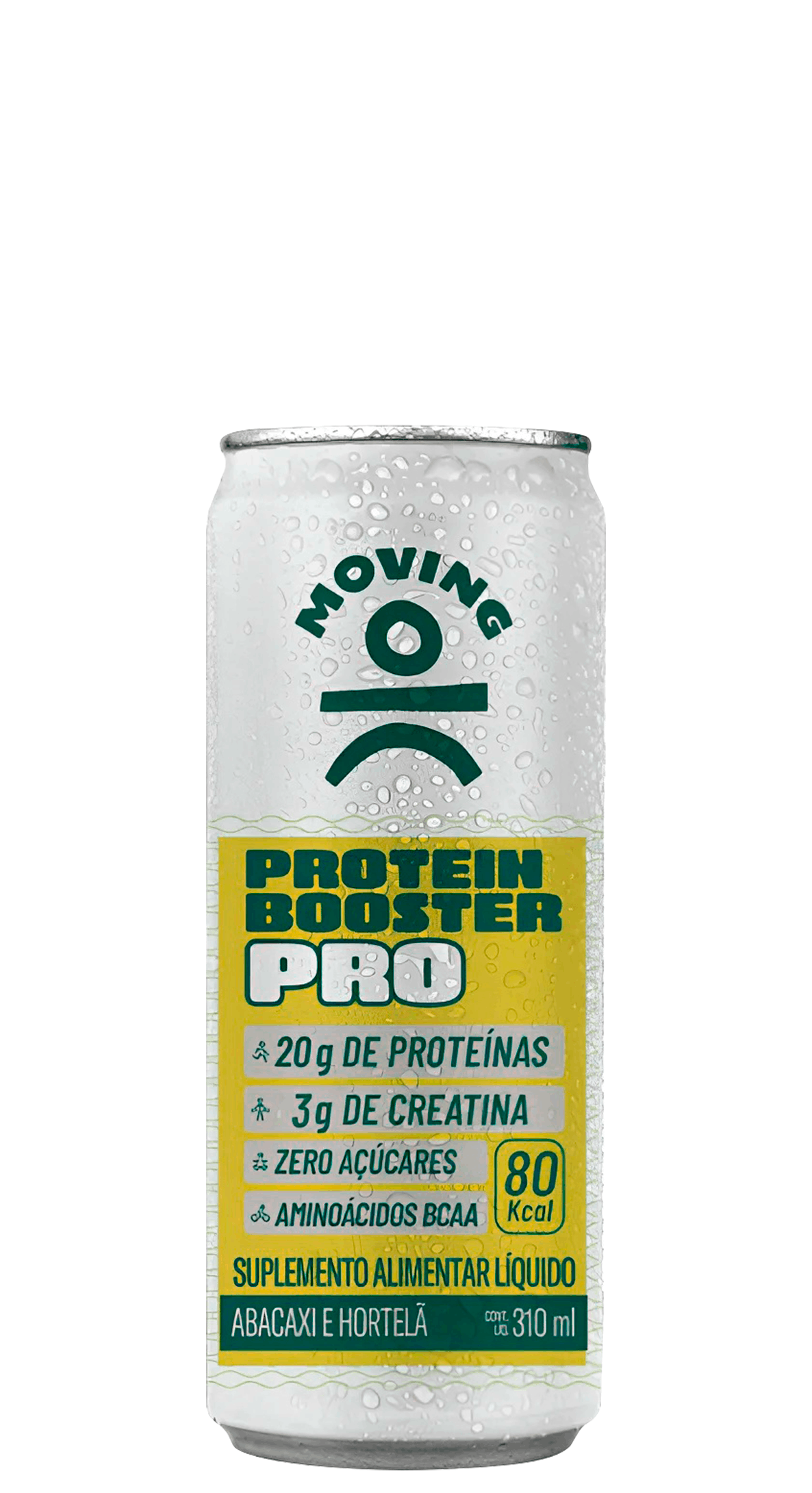 ENERGÉTICO PROTEICO HORTELÃ/ABACAXI 310ML MOVING