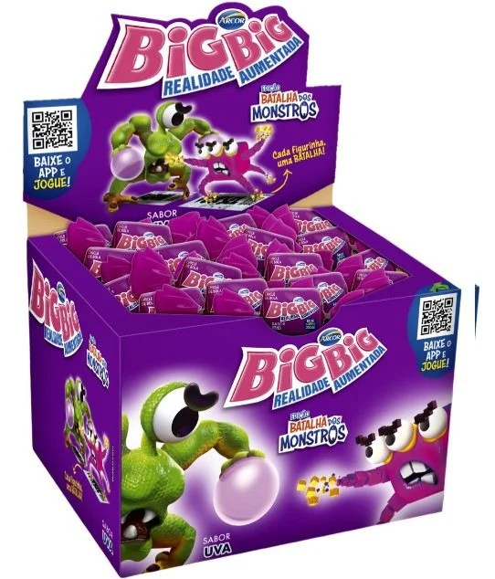 CHICLETE BIG BIG UVA 315G ARCOR