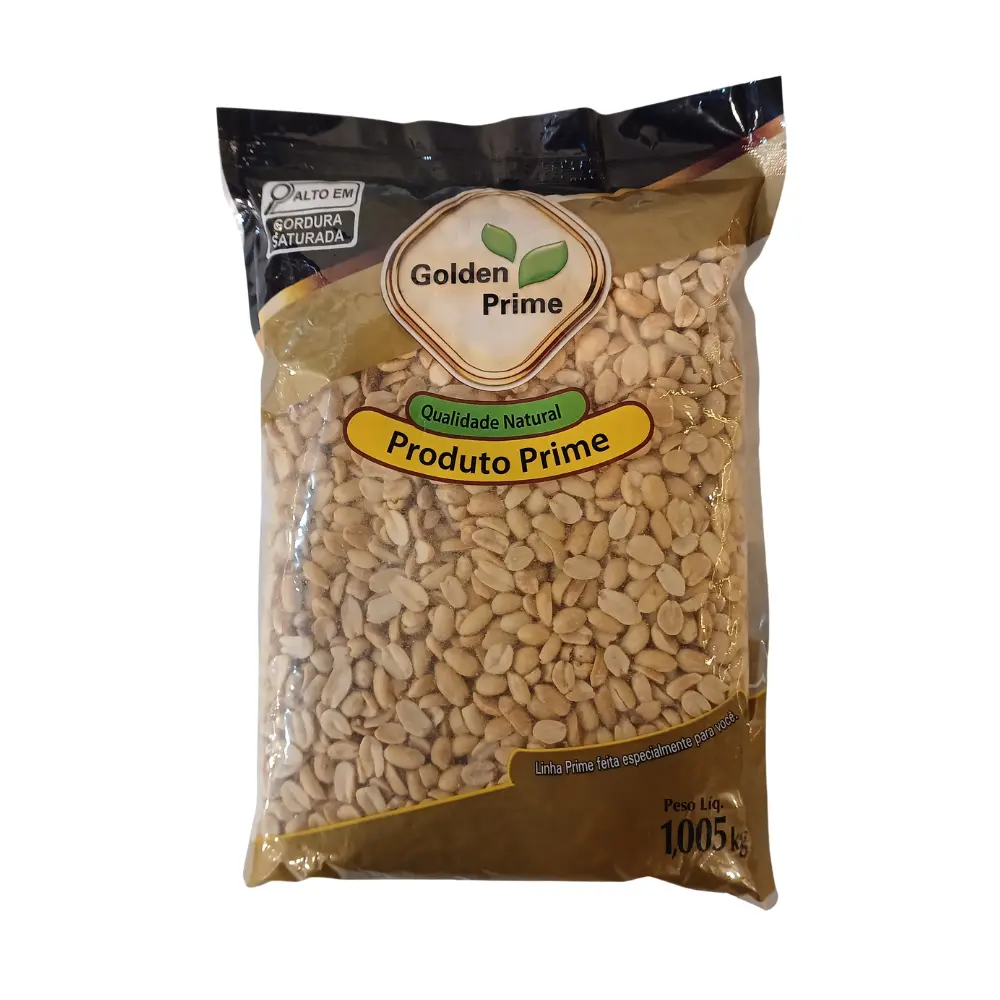 AMENDOIM S/PELE C/SAL 500G GOLDEN PRIME