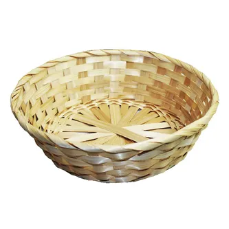 CESTA BAMBU REDONDO 20X9,5CM MASTER