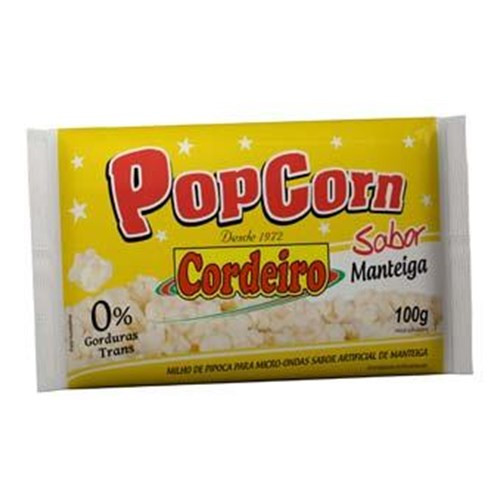 POP CORN CORDEIRO 99G BACON