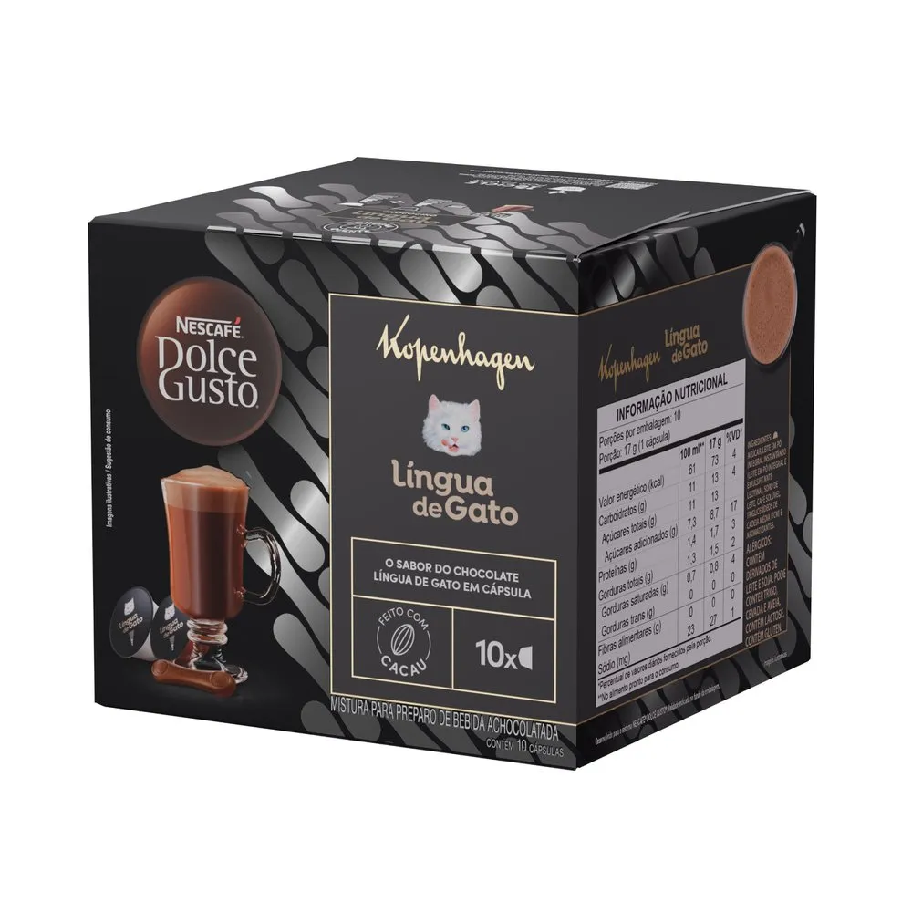 CAPSULA KOPENHAGEM LIGUA DE GATO 10X16G DOLCE GUSTO