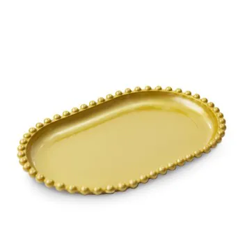 BANDEJA PEROLA OURO 20X13 1UN PRODUFEST