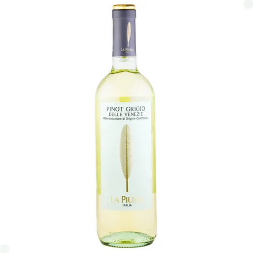 VINHO BRANCO PINOT GRIGIO 750ML LA PIUMA