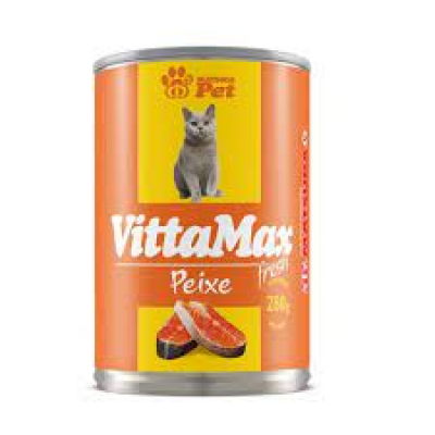 RAÇÃO VITTAMAX FRESH GATOS PEIXE 280 GRAMAS