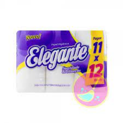 PAPEL HIGIÊNICO SULLEG ELEGANCE LEVE 12 PAGUE 11 FOLHA SIMPLES 30 M