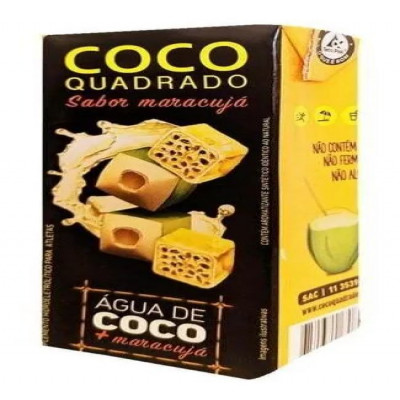 AGUA DE COCO QUADRADO MARACUJA 200ML