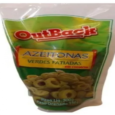 AZEITONAS OUTBACK FATIADAS SACHÊ 150G