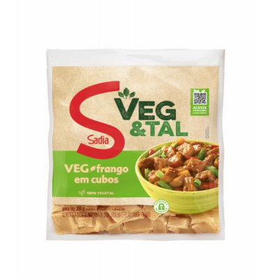 FRANGO SADIA VEG & TAL EM CUBOS 300 GRAMAS