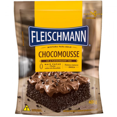 MISTURA PARA BOLO FLEISCHMANN CHOCOMOUSSE 400 G