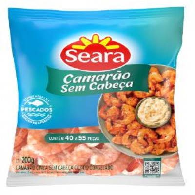 CAMARÃO SEM CABEÇA SEARA 200G