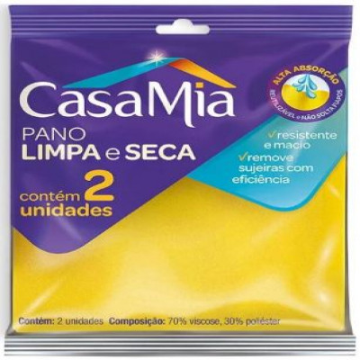 CASA MIA PANO LIMPA E SECA COM 2