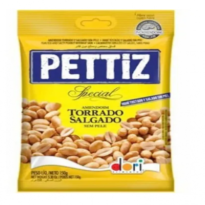 DORI AMENDOIM TORRADO SALGADO SEM PELE PETTIZ SPECIAL 50GR