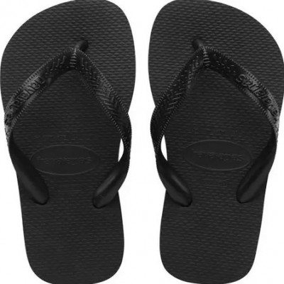 CHINELO HAVAIANAS TOP PRETO NÚMERO  27 28