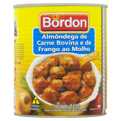 ALMONDEGA AO MOLHO BORDON 830G