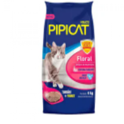 AREIA PARA GATO PIPICAT FLORAL 4KG