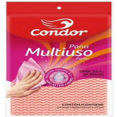 PANO CONDOR MULTIUSO 55X33CM ROSA