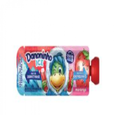 DANONINHO ICE MORANGO POUCH 70GR