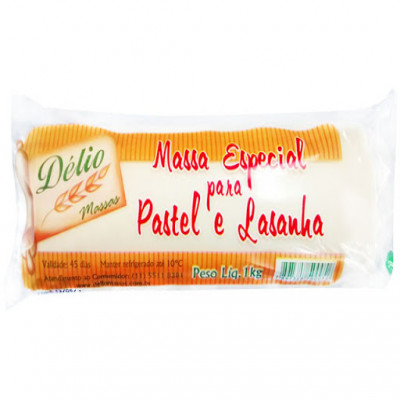 DÉLIO MASSA PARA PASTEL E LASANHA 1KG