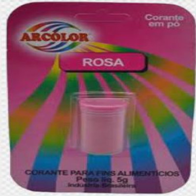 CORANTE PÓ ARCOLOR ROSA 5 GRAMAS