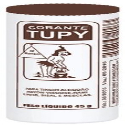 CORANTE TUPY MARROM 45 GRAMAS
