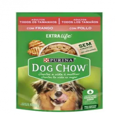 DOG CHOW PURINA FRANGO AO MOLHO 100GR