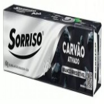 CREME DENTAL SORRISO 90 GRAMAS CARVÃO ATIVO