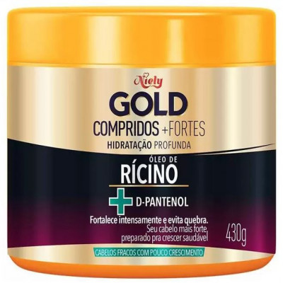 CREME HIDRATANTE NIELY GOLD ÓLEO DE RÍCINO 430 GRAMAS