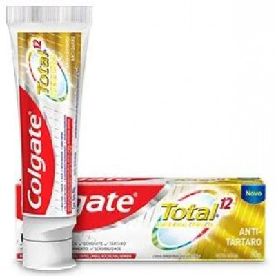 CREME DENTAL COLGATE TOTAL 12 ANTITÁRTARO 90 GRAMAS