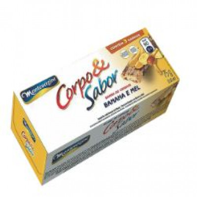 CEREAL BARRA CORPO&SABOR BANANA COM 3 75 GRAMAS